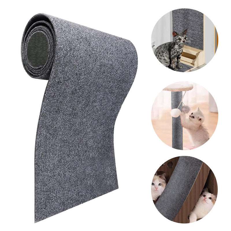 Self-Adhesive Cat Scratch Pad – Wall-Mounted Sofa Protector for Cats | Trimmable, Anti-Scratch Mat for Furniture, Claw Care & DIY Cat Enrichment