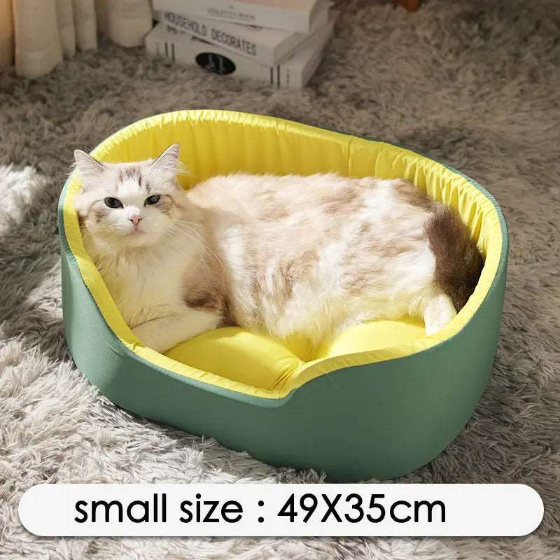 CozyNest™ Washable Dog Kennel | Warm, Soft & Non-Slip Bed for All Seasons