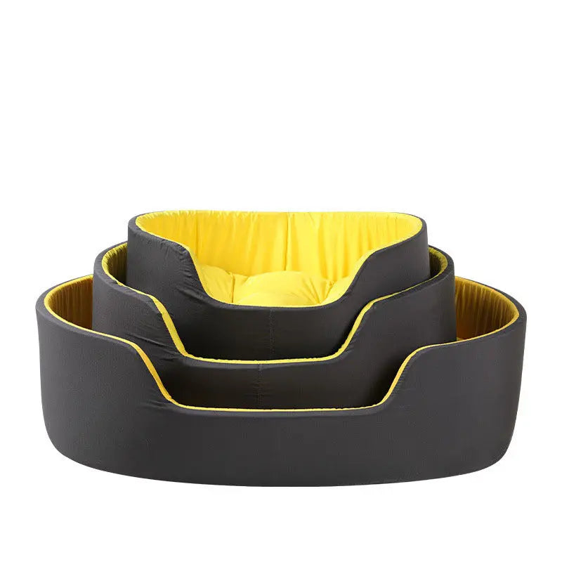 CozyNest™ Washable Dog Kennel | Warm, Soft & Non-Slip Bed for All Seasons